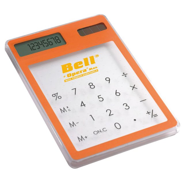 KALKULATOR EKOLOGICZNY Z LOGO FIRMY BELL