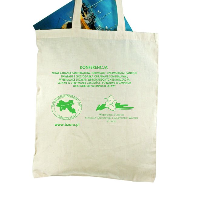 EKOLOGICZNA TORBA DLA EKOLOGICZNEGO PROJEKTU. WFOŚIGW W ŁODZI