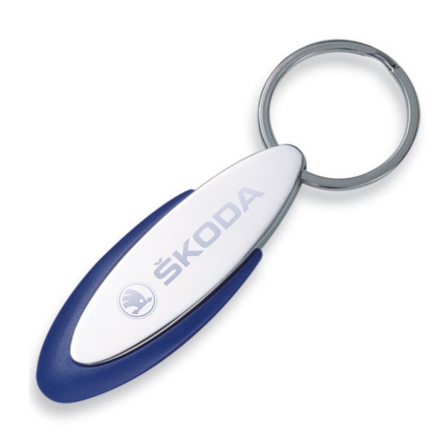 PRACOWALIŚMY DLA SKODY. BRELOK METALOWY Z LOGO FIRMY
