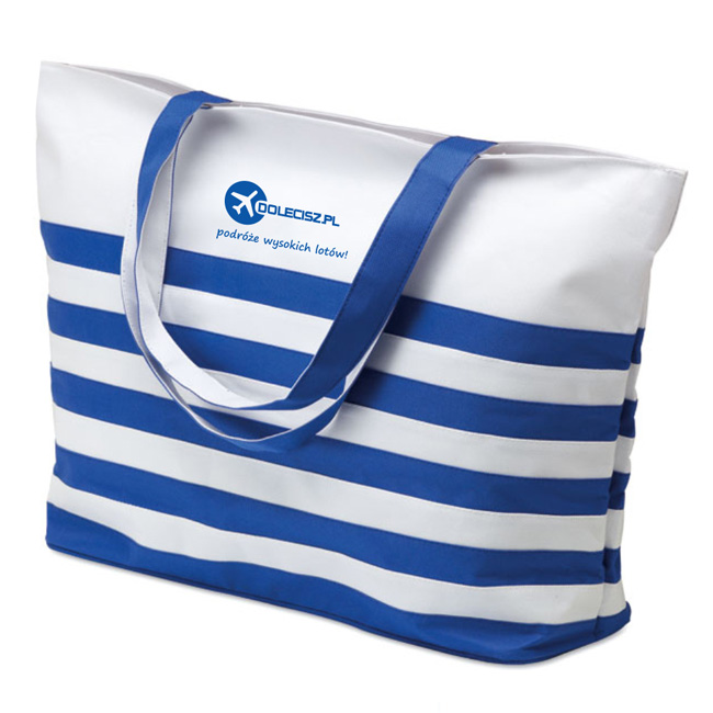 TORBA PLAŻOWA Z LOGO FIRMY DOLECISZ.PL