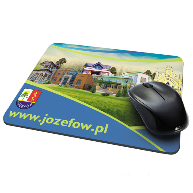 KOLEJNA REALIZACJA ZAMÓWIENIA NA PODKŁADKI POD MYSZKĘ, KOLEJNA WIZYTÓWKA GMINY JÓZEFÓW